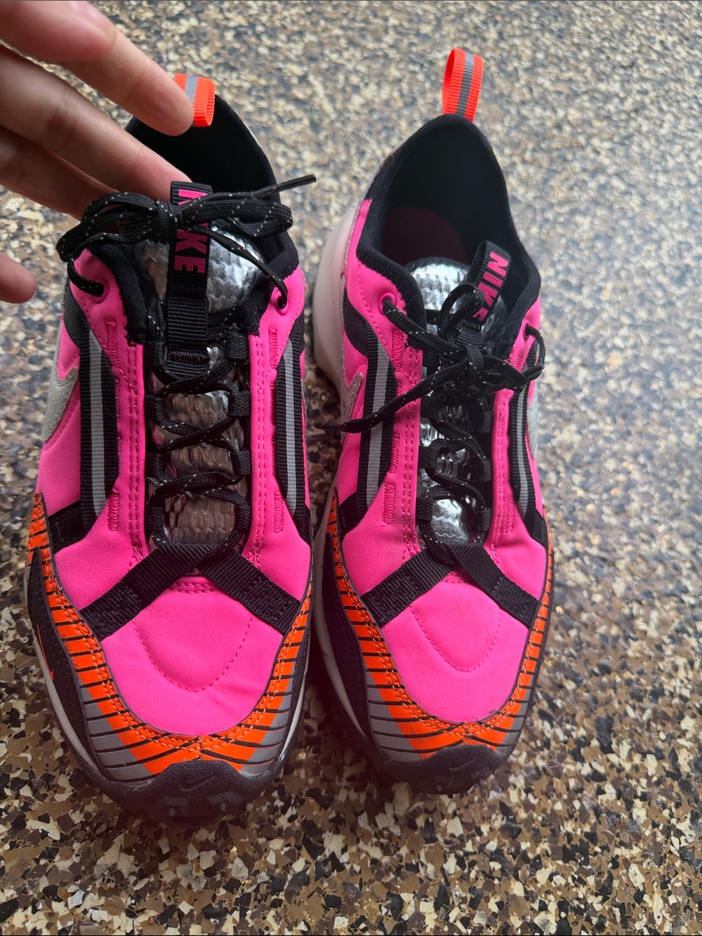 Nike Women's Bright Pink & Orange Athletic Sneakers